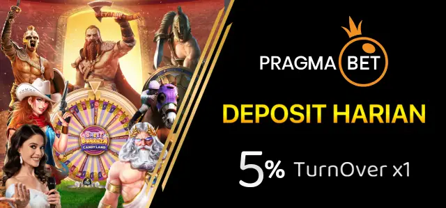 Bonus Deposit 5% TO Satu Kali