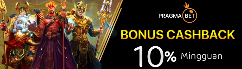 BONUS CASHBACK MINGGUAN UP TO 10%